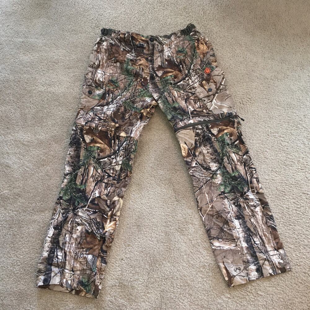 Realtree Camo Hunting Cargo Pants L Gorpcore Cabincore Outdoor Utility Gorp